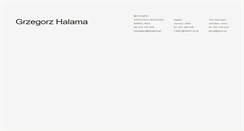 Desktop Screenshot of halama.pl
