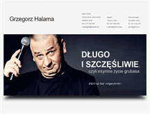 Tablet Screenshot of halama.pl